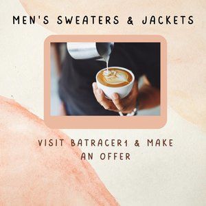 MEN'S SWEATERS & JACKETS